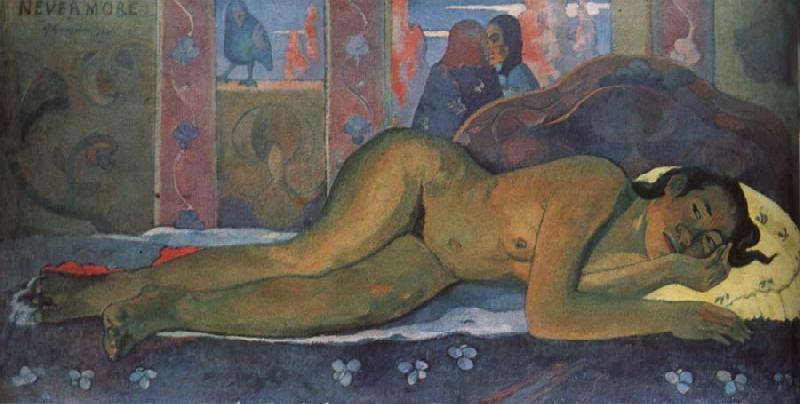 Paul Gauguin Nevermore Sweden oil painting art